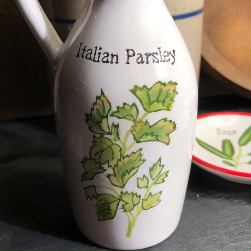 Oil Carafe Set Snacks Bread Herb Serving Set